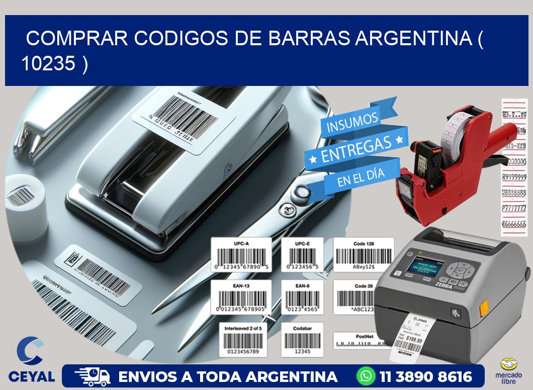 comprar codigos de barras argentina ( 10235 )
