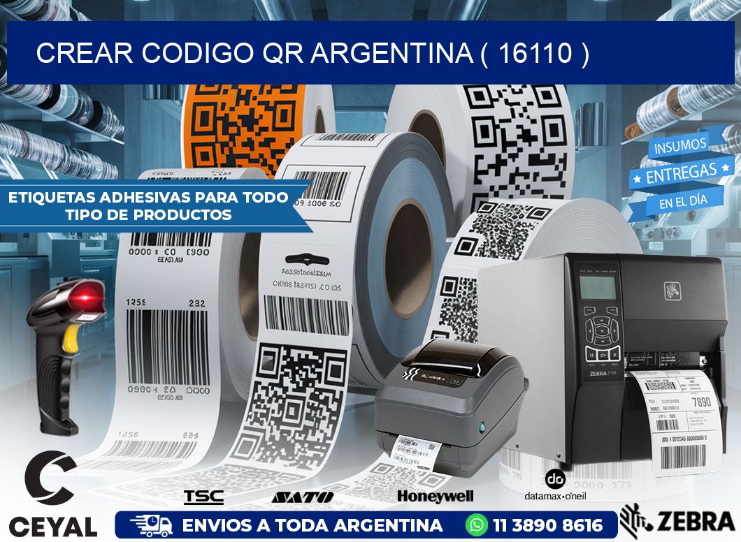 crear codigo qr argentina ( 16110 )