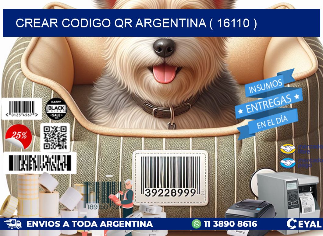 crear codigo qr argentina ( 16110 )