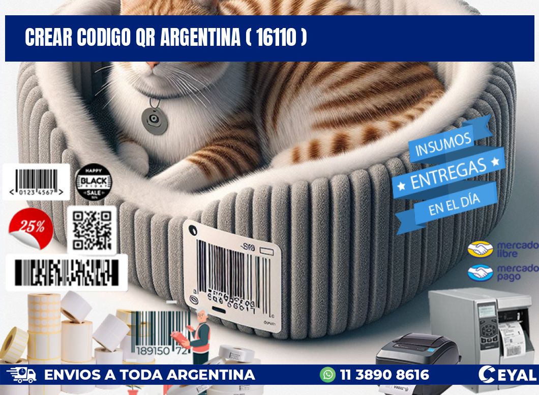 crear codigo qr argentina ( 16110 )