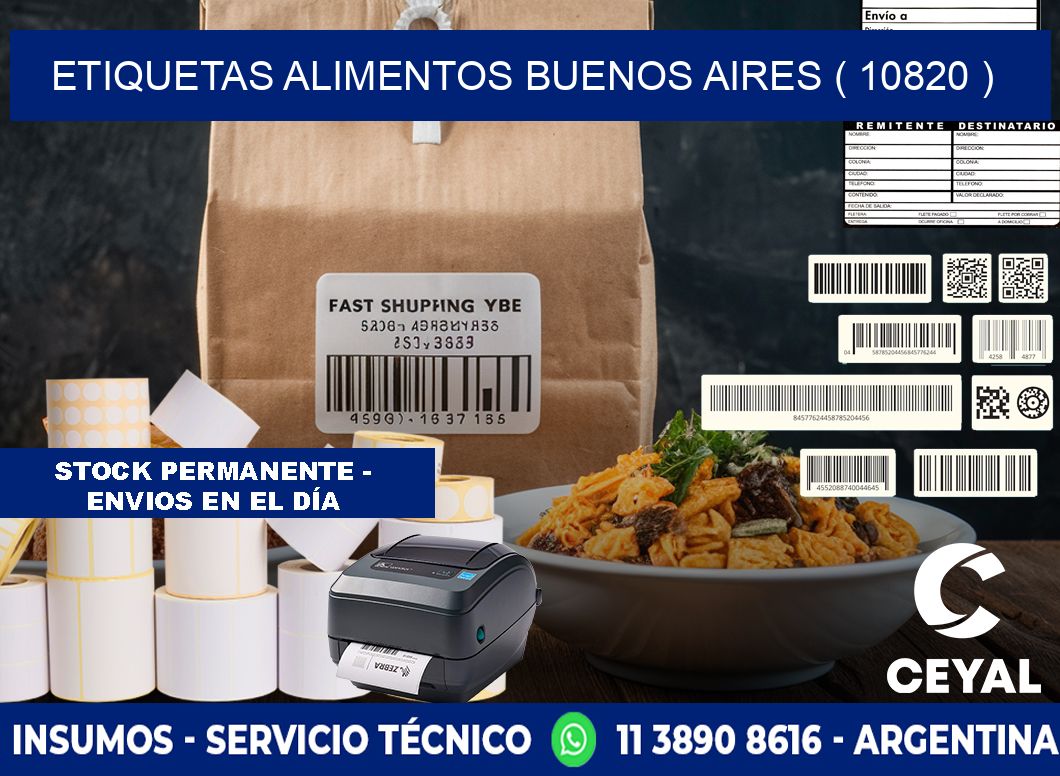 etiquetas alimentos buenos aires ( 10820 )