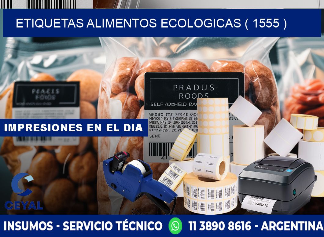 etiquetas alimentos ecologicas ( 1555 )