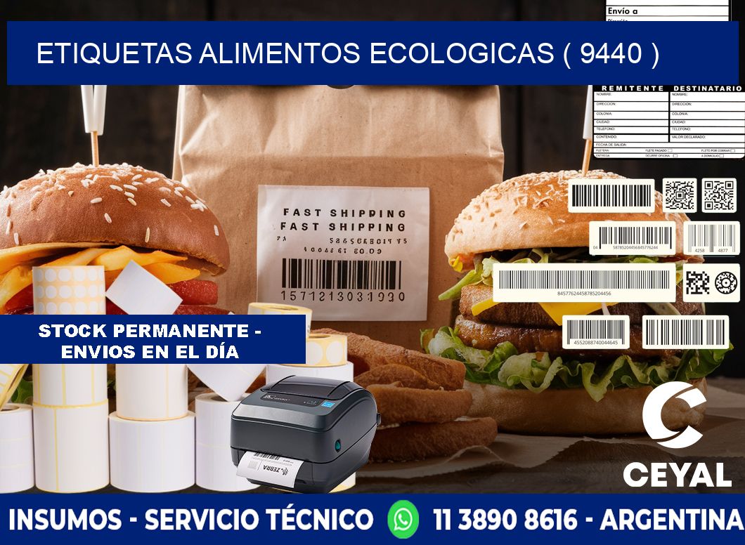 etiquetas alimentos ecologicas ( 9440 )