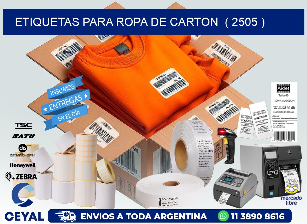 etiquetas para ropa de carton  ( 2505 )