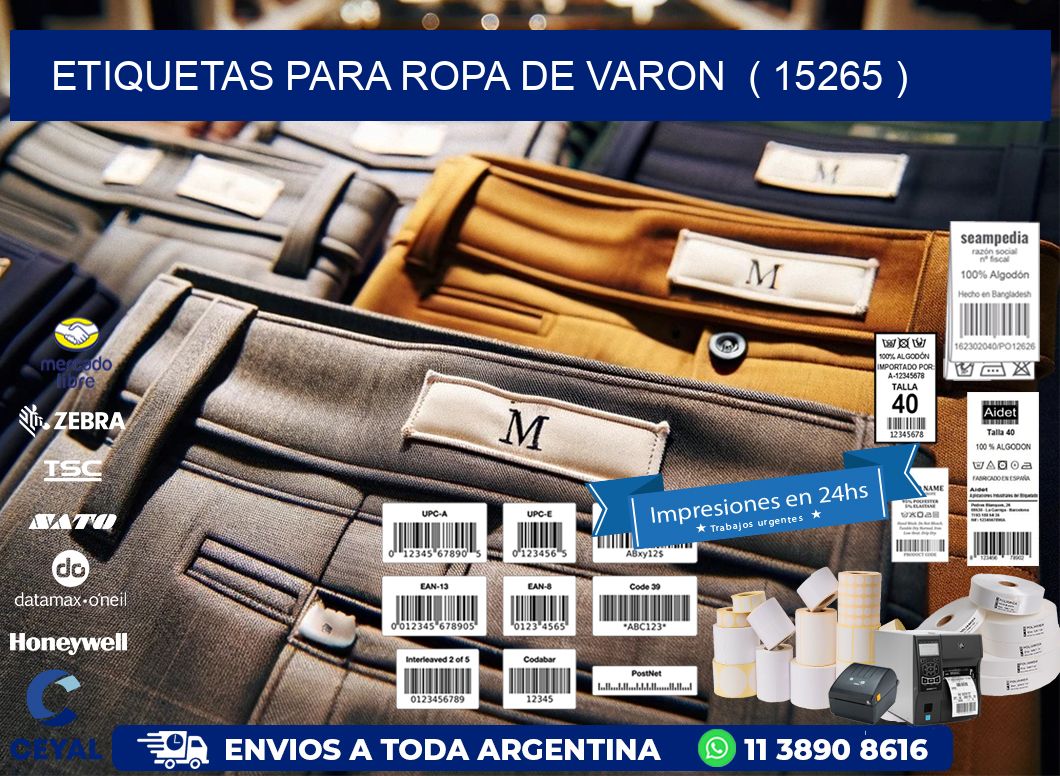 etiquetas para ropa de varon  ( 15265 )