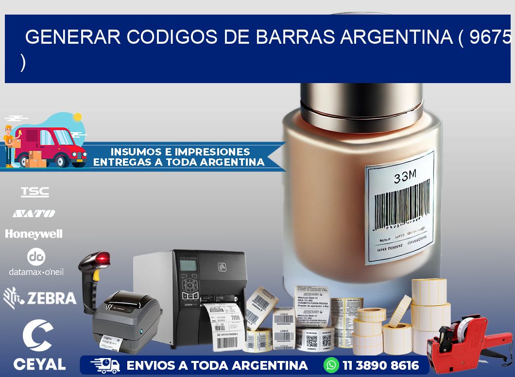 generar codigos de barras argentina ( 9675 )
