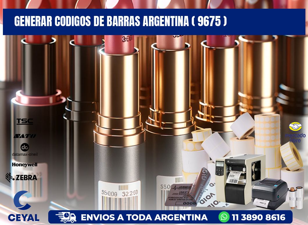 generar codigos de barras argentina ( 9675 )