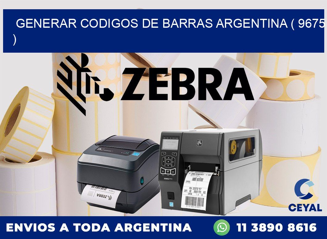 generar codigos de barras argentina ( 9675 )