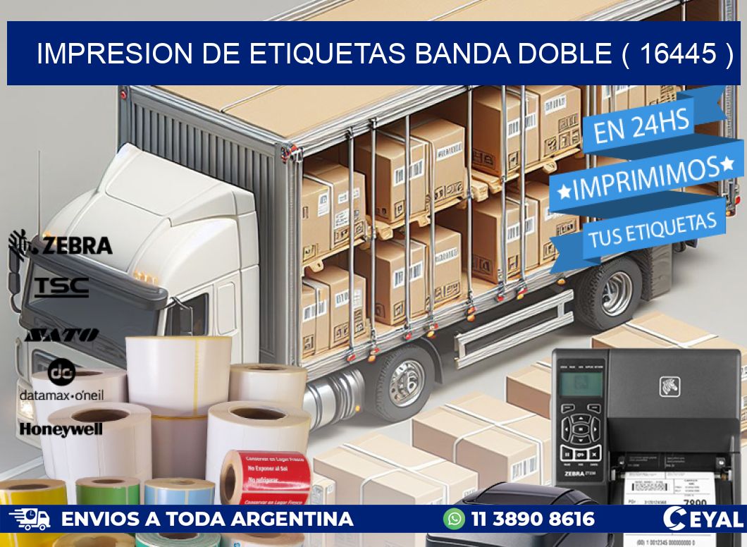 impresion de etiquetas banda doble ( 16445 )