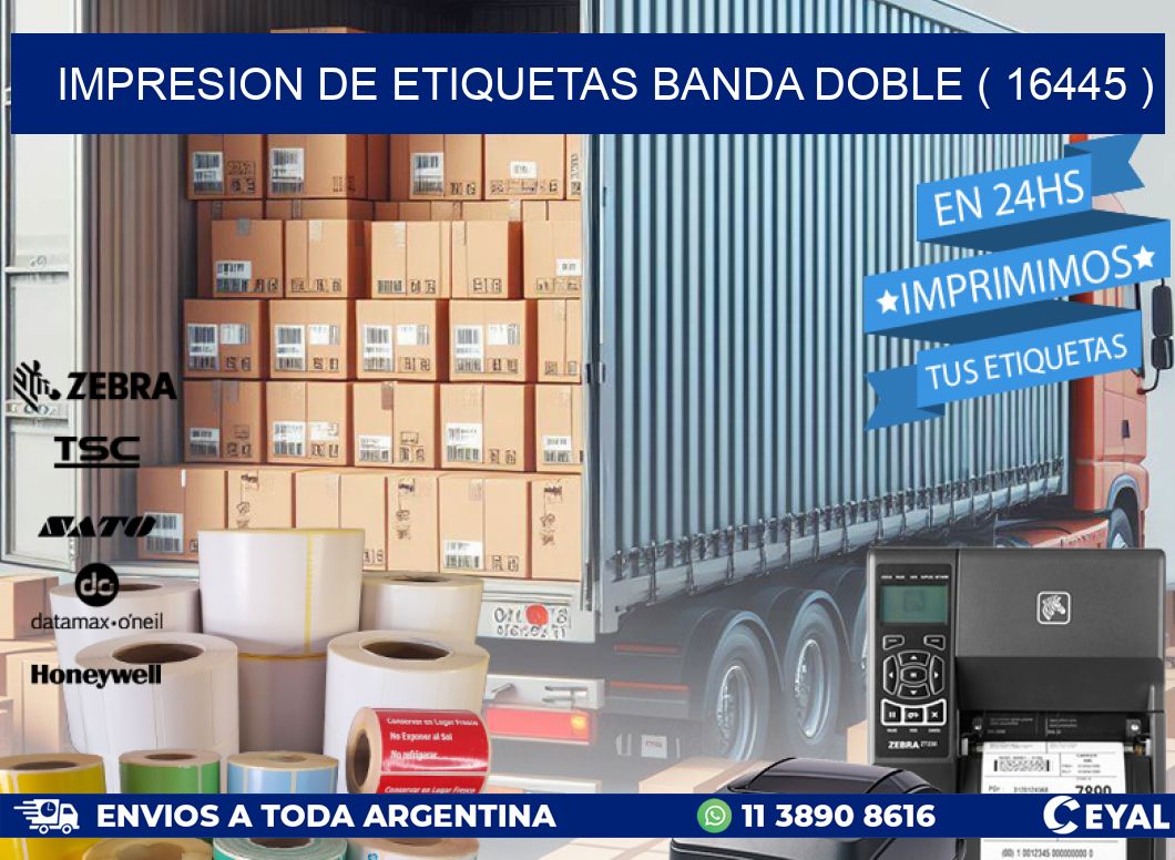 impresion de etiquetas banda doble ( 16445 )