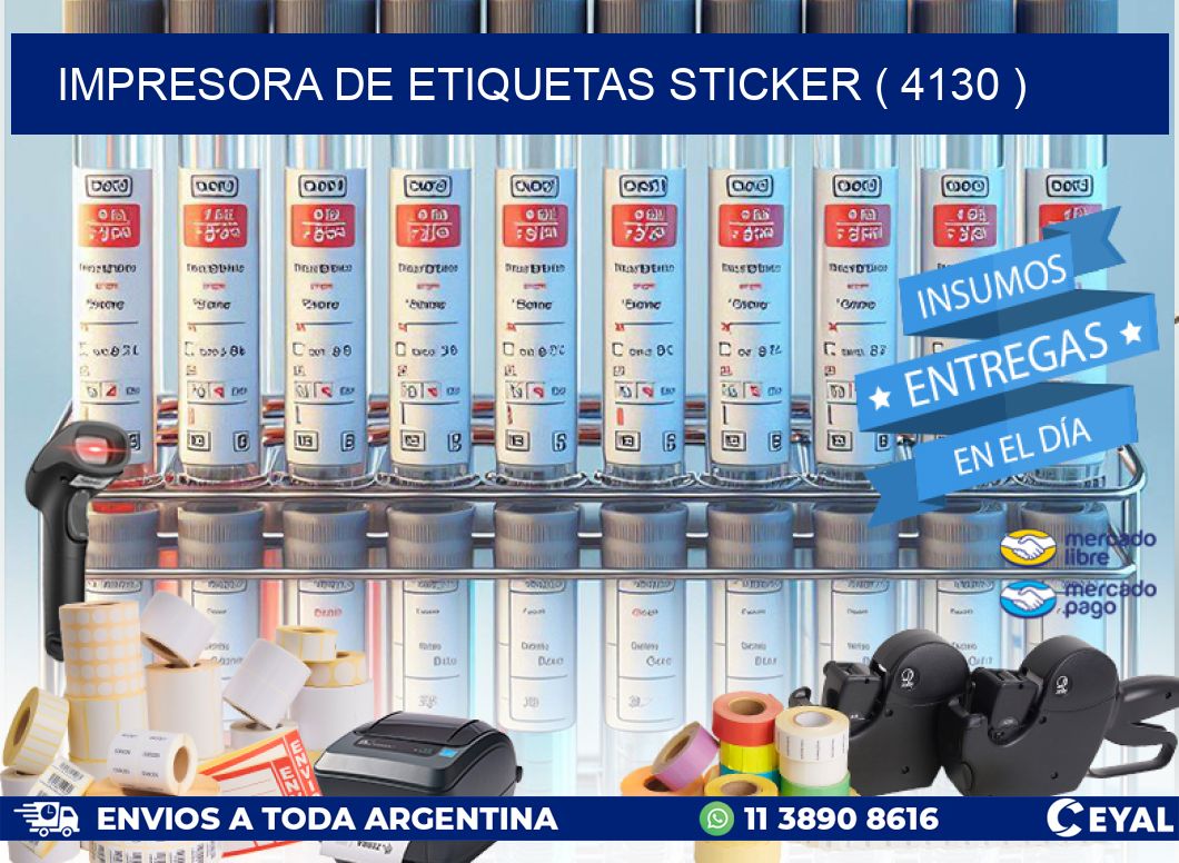 impresora de etiquetas sticker ( 4130 )