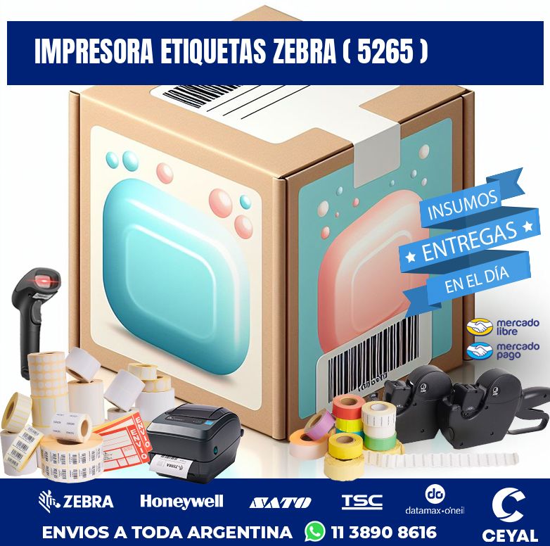 impresora etiquetas zebra ( 5265 )
