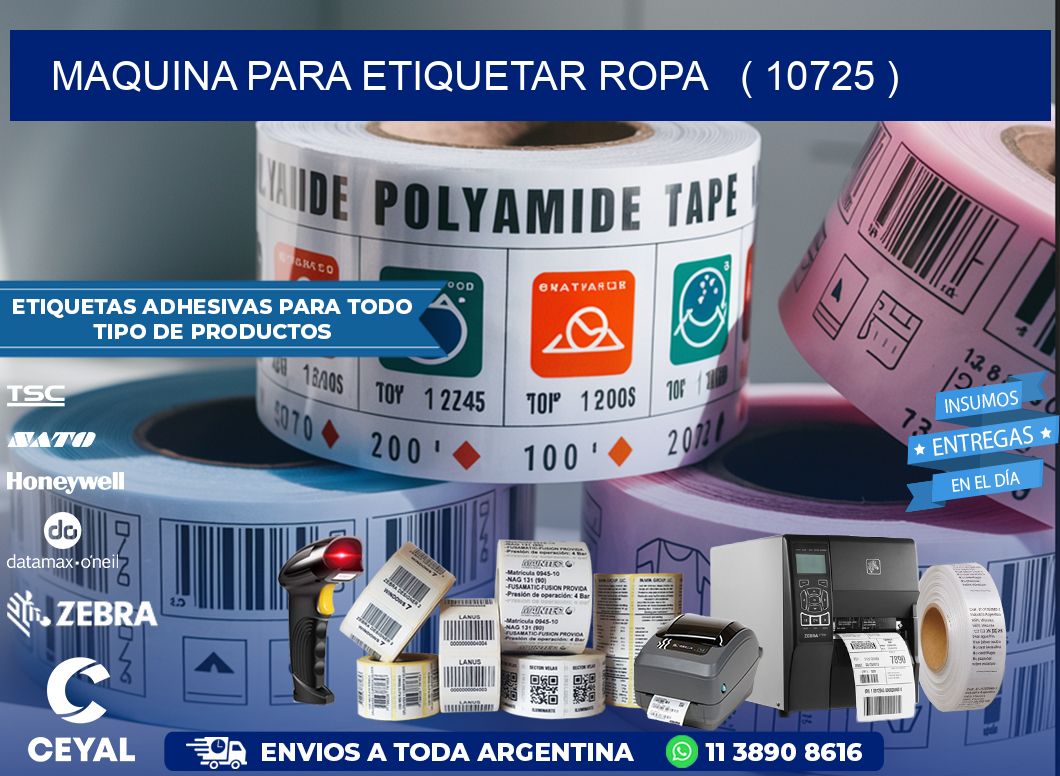 maquina para etiquetar ropa   ( 10725 )