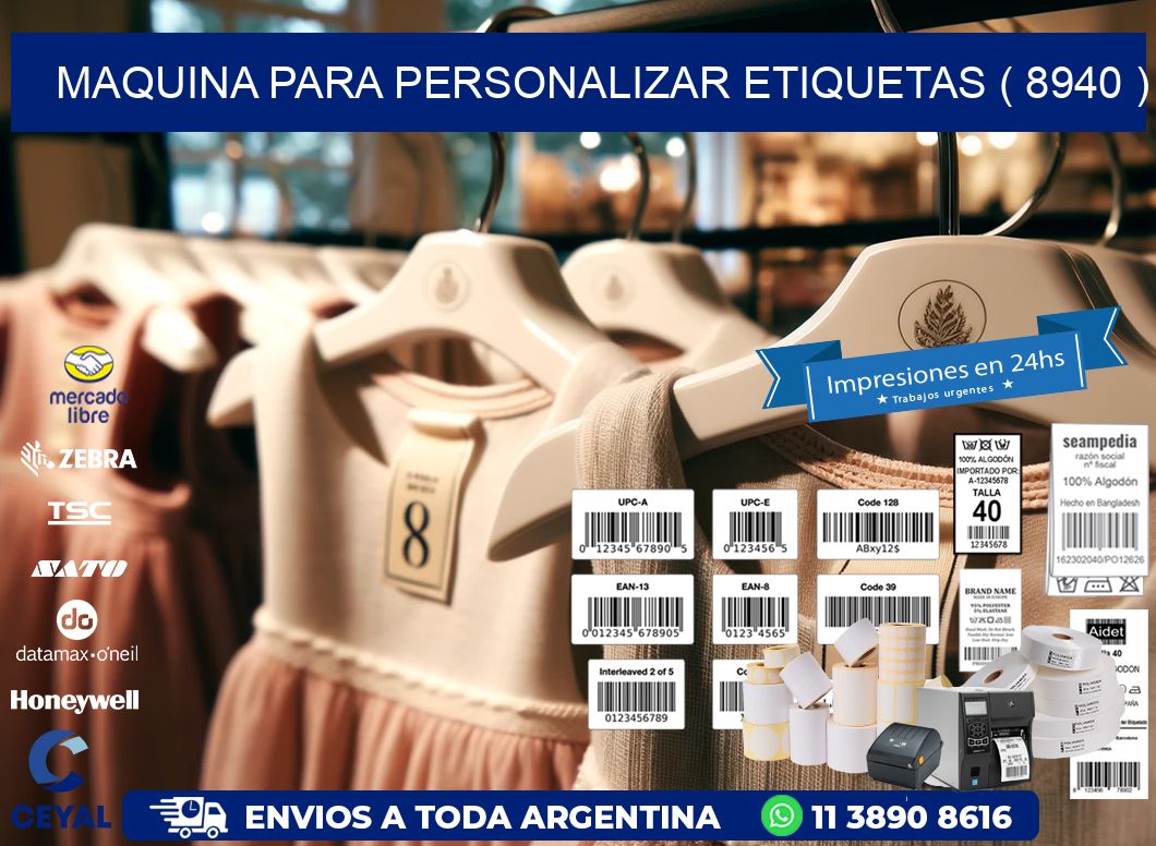 maquina para personalizar etiquetas ( 8940 )
