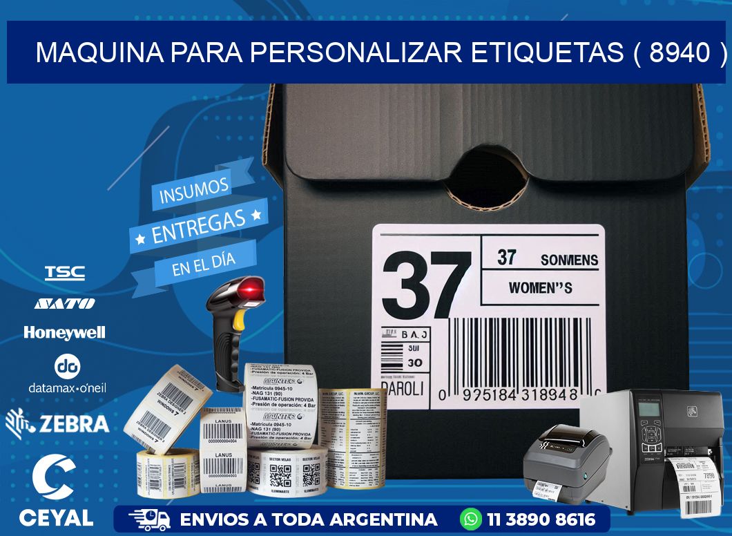 maquina para personalizar etiquetas ( 8940 )