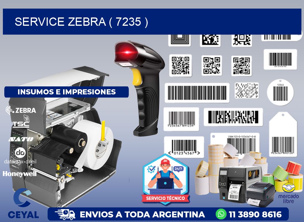 service zebra ( 7235 )