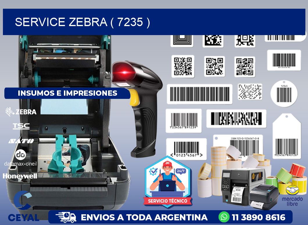 service zebra ( 7235 )