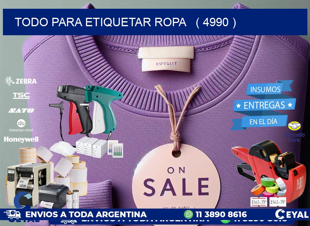todo para etiquetar ropa   ( 4990 )