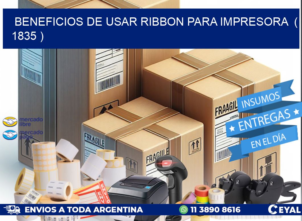 BENEFICIOS DE USAR RIBBON PARA IMPRESORA  ( 1835 )