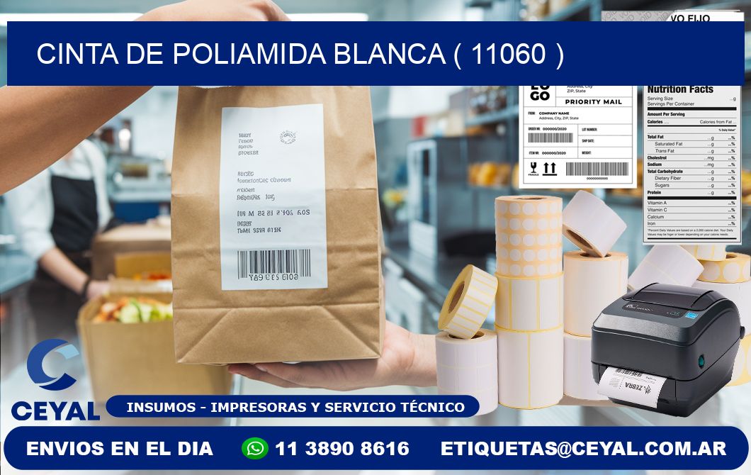 CINTA DE POLIAMIDA BLANCA ( 11060 )