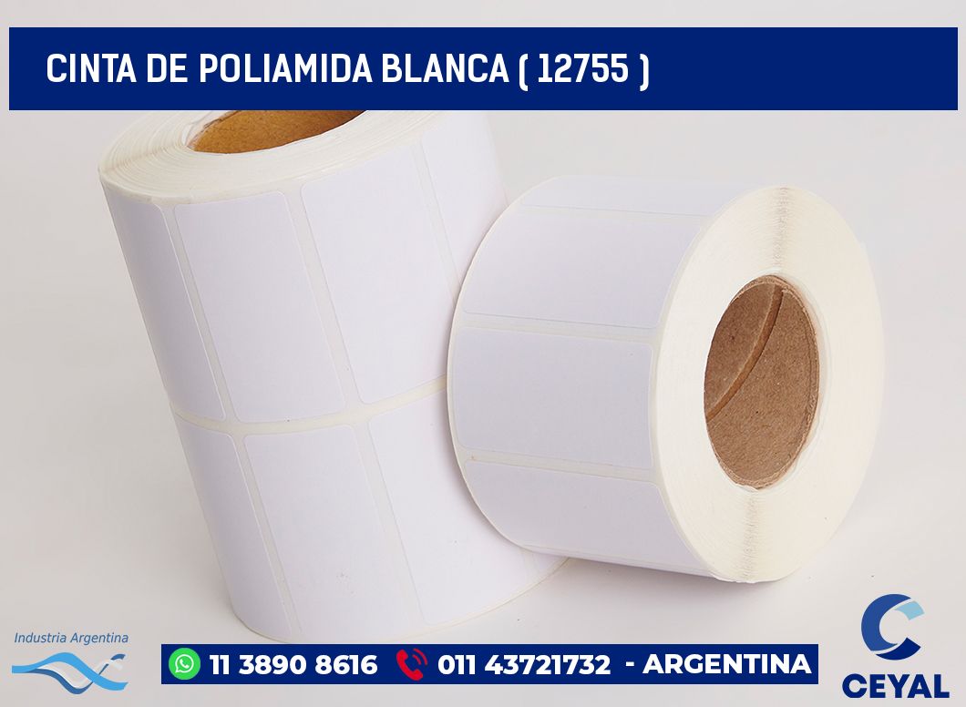 CINTA DE POLIAMIDA BLANCA ( 12755 )
