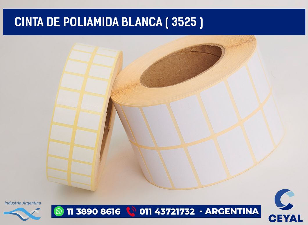 CINTA DE POLIAMIDA BLANCA ( 3525 )