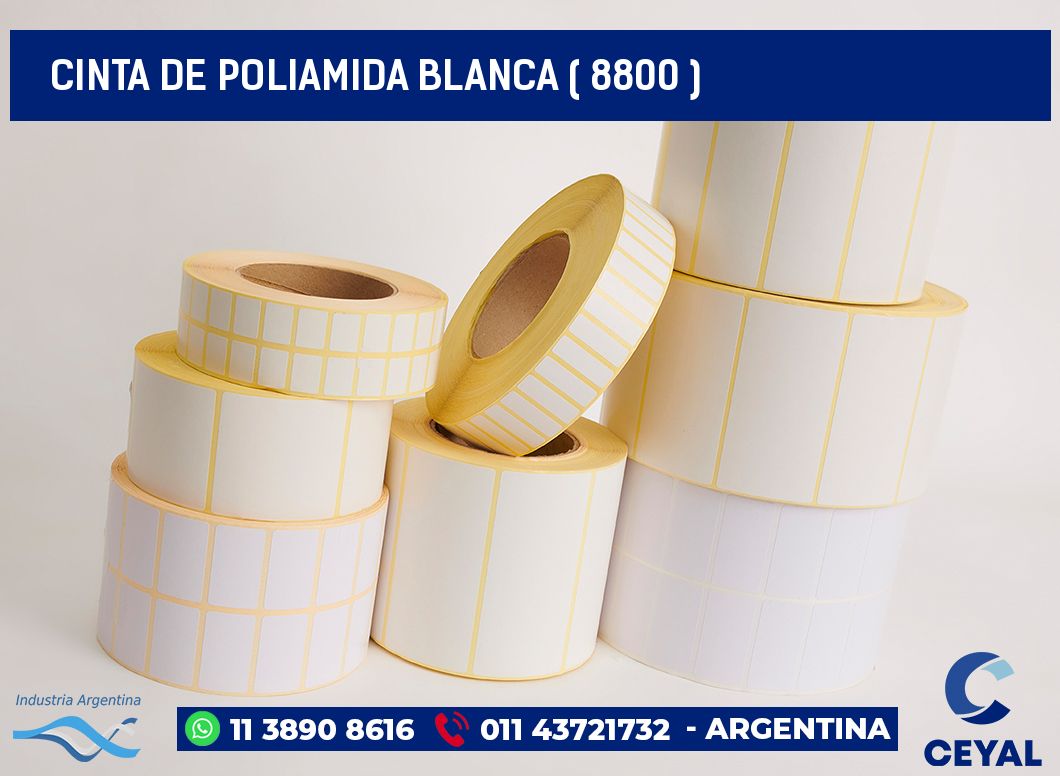 CINTA DE POLIAMIDA BLANCA ( 8800 )