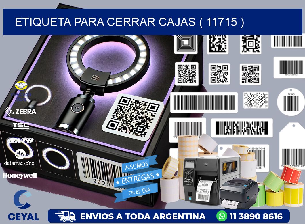 ETIQUETA PARA CERRAR CAJAS ( 11715 )