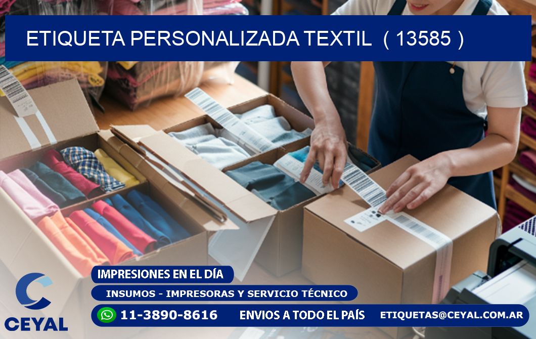 ETIQUETA PERSONALIZADA TEXTIL  ( 13585 )