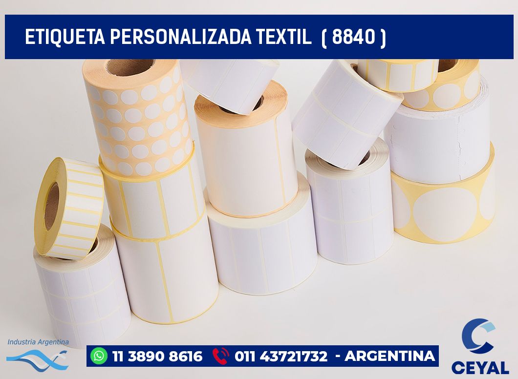 ETIQUETA PERSONALIZADA TEXTIL  ( 8840 )