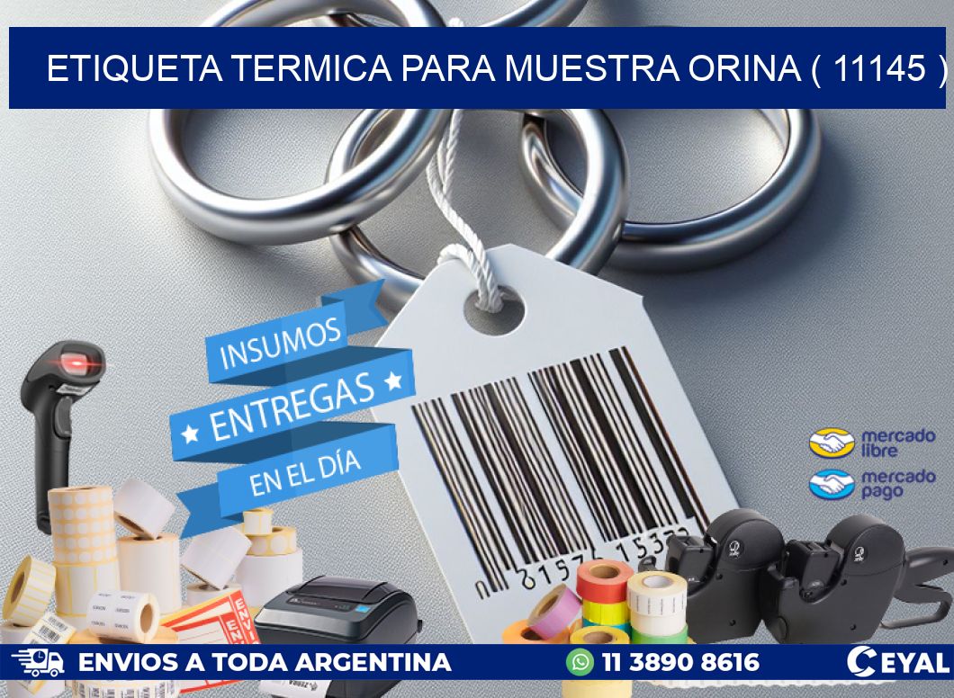 ETIQUETA TERMICA PARA MUESTRA ORINA ( 11145 )