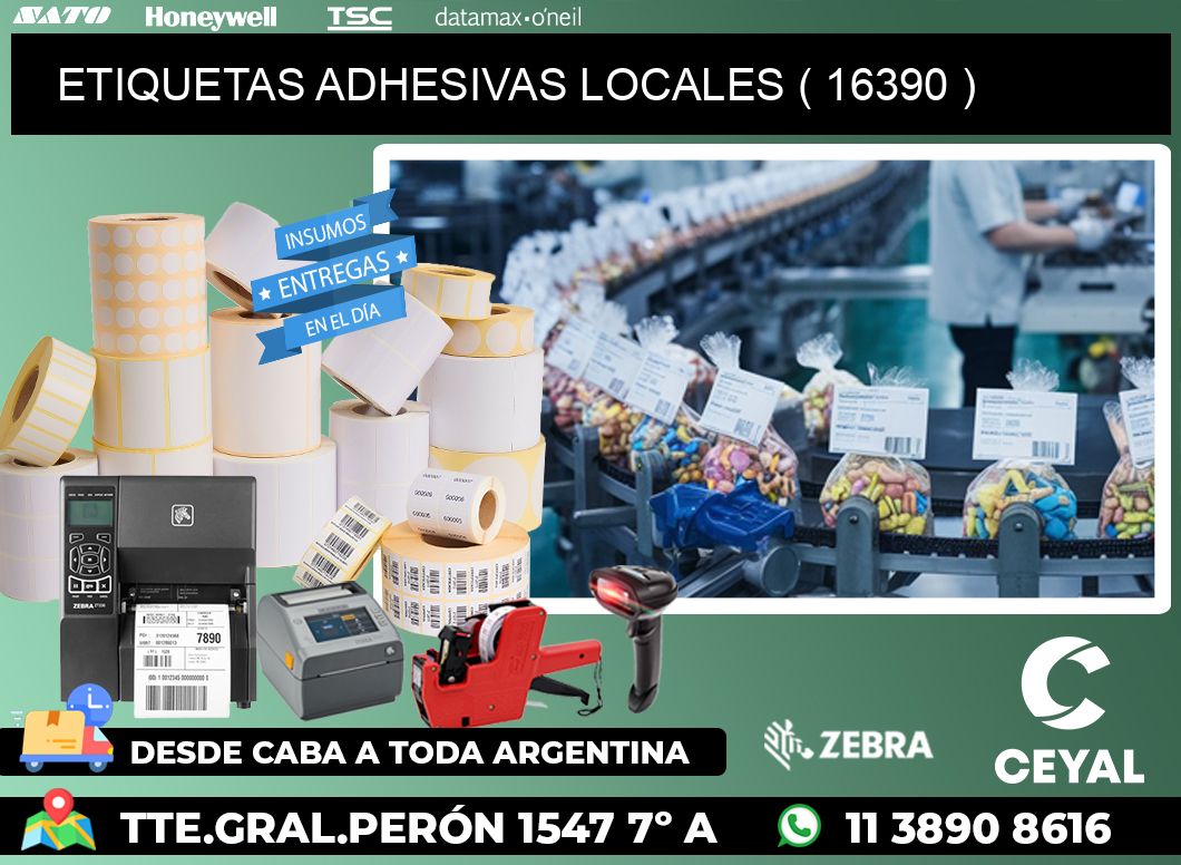 ETIQUETAS ADHESIVAS LOCALES ( 16390 )