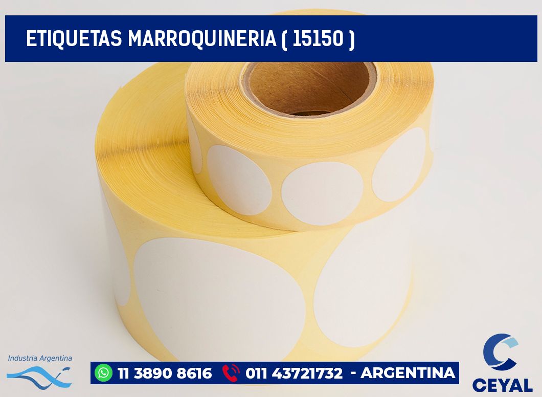ETIQUETAS MARROQUINERIA ( 15150 )
