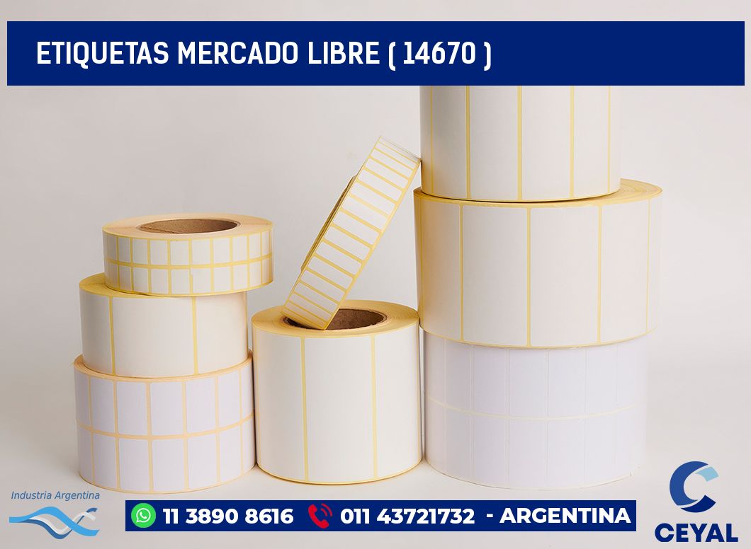 ETIQUETAS MERCADO LIBRE ( 14670 )