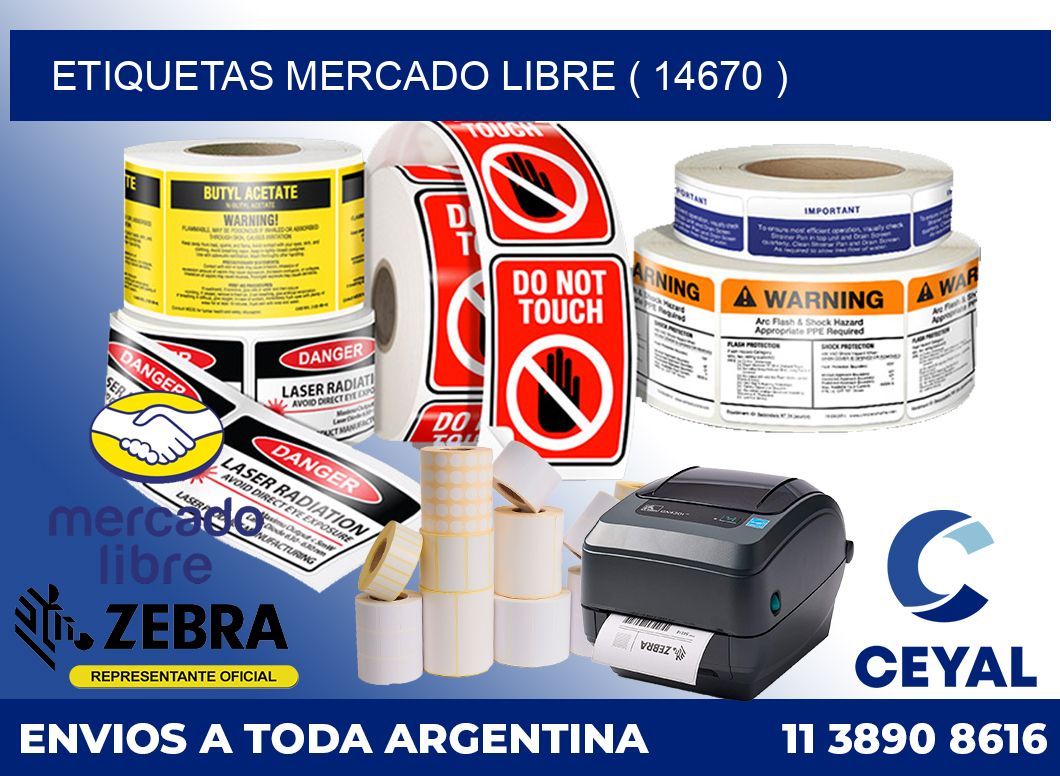 ETIQUETAS MERCADO LIBRE ( 14670 )