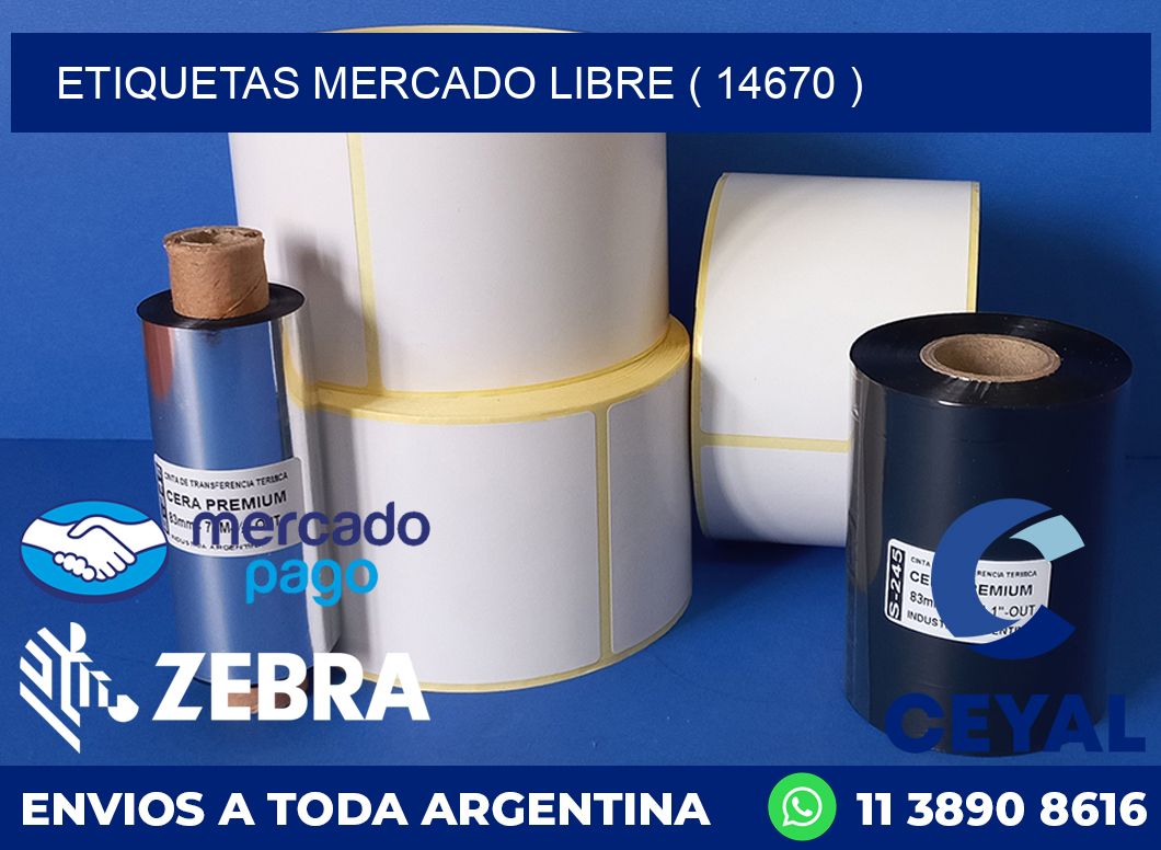 ETIQUETAS MERCADO LIBRE ( 14670 )