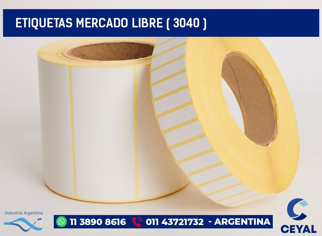 ETIQUETAS MERCADO LIBRE ( 3040 )