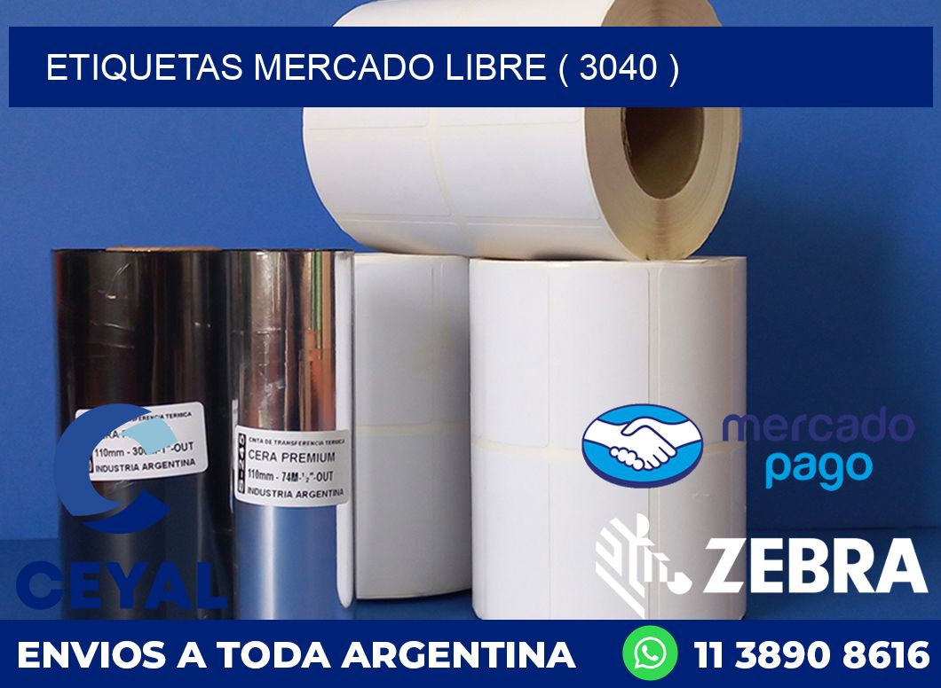 ETIQUETAS MERCADO LIBRE ( 3040 )