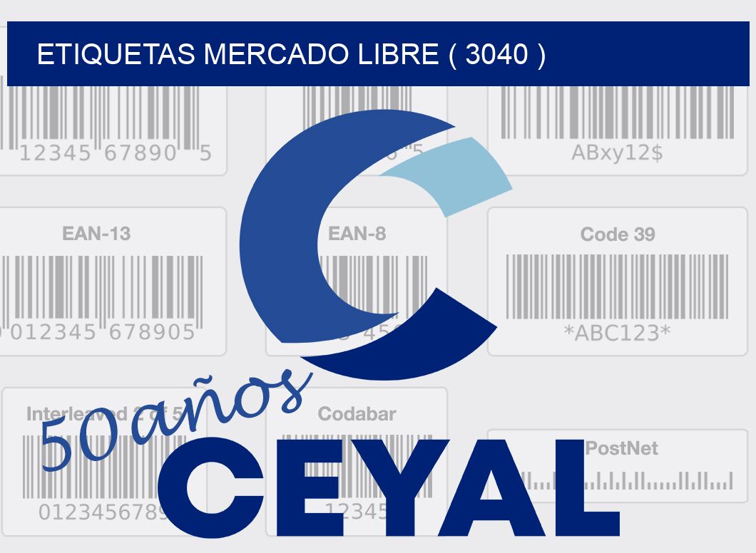 ETIQUETAS MERCADO LIBRE ( 3040 )