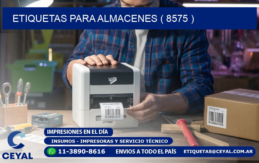 ETIQUETAS PARA ALMACENES ( 8575 )