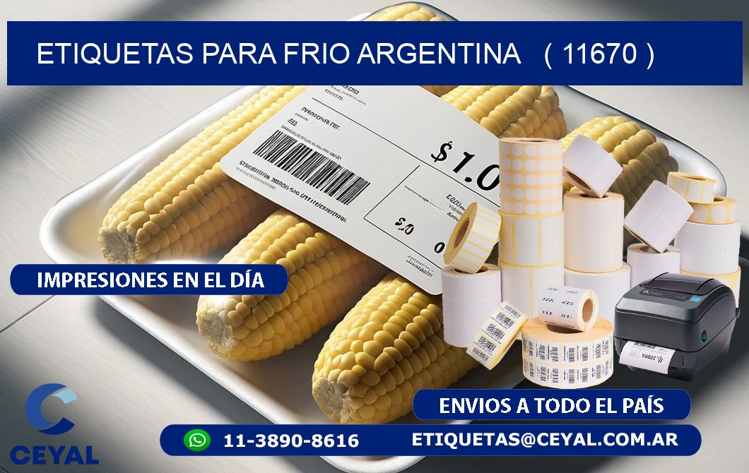ETIQUETAS PARA FRIO ARGENTINA   ( 11670 )