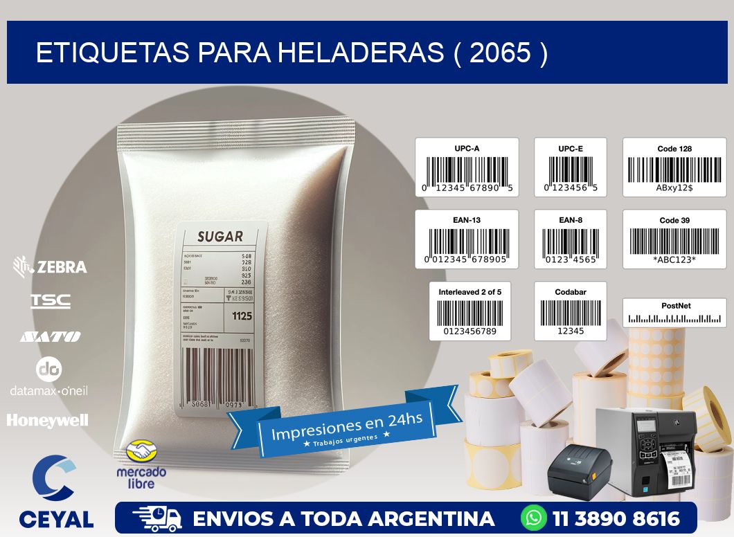 ETIQUETAS PARA HELADERAS ( 2065 )