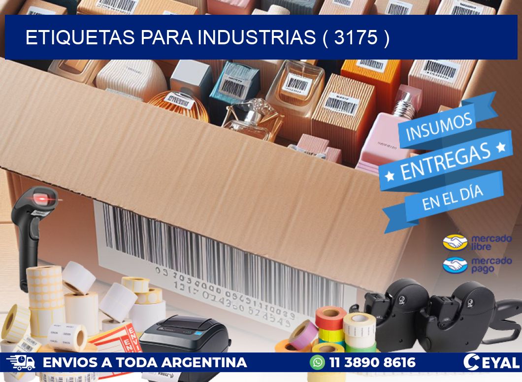 ETIQUETAS PARA INDUSTRIAS ( 3175 )