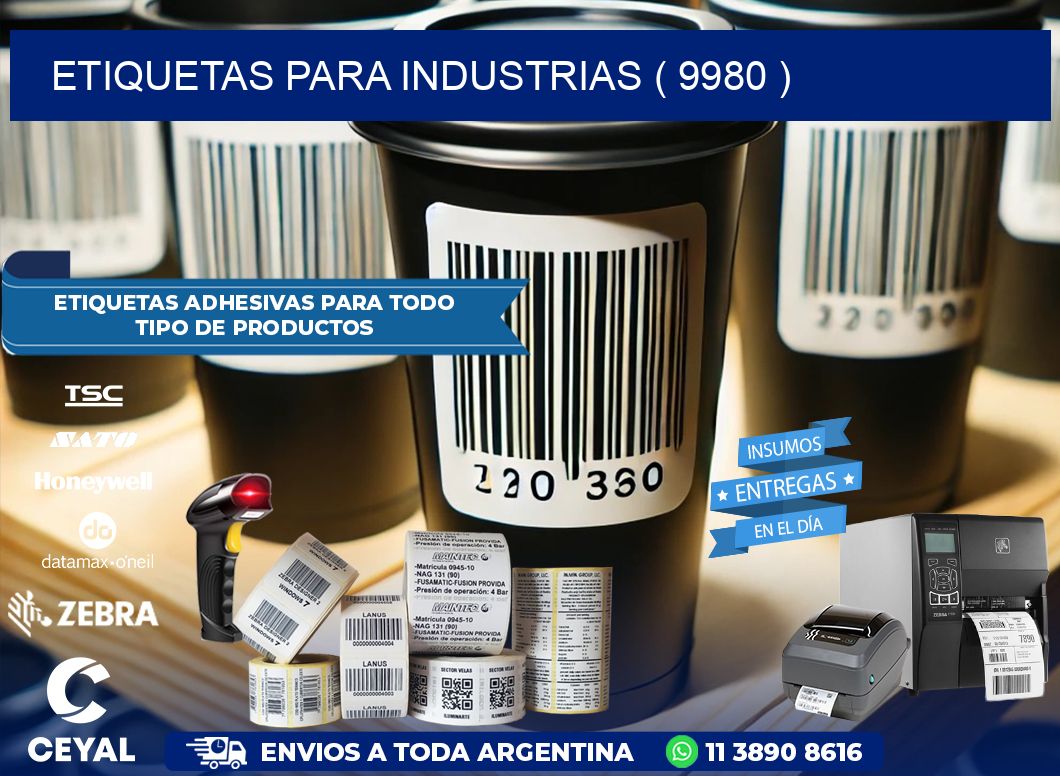 ETIQUETAS PARA INDUSTRIAS ( 9980 )