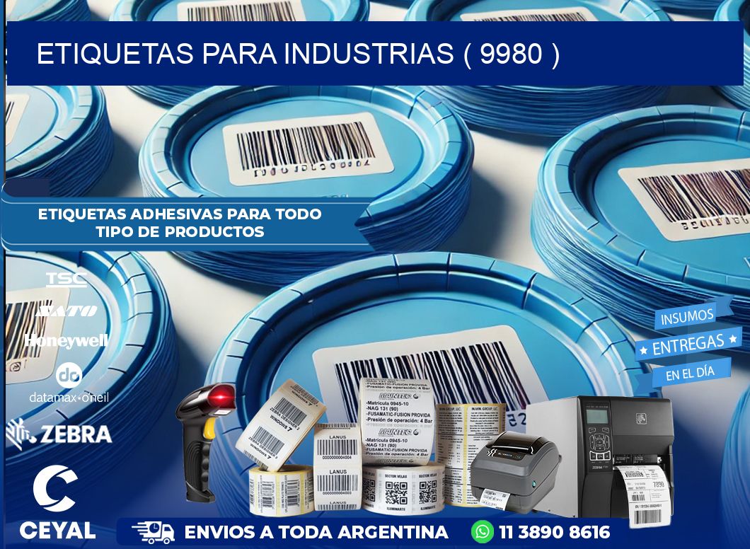 ETIQUETAS PARA INDUSTRIAS ( 9980 )