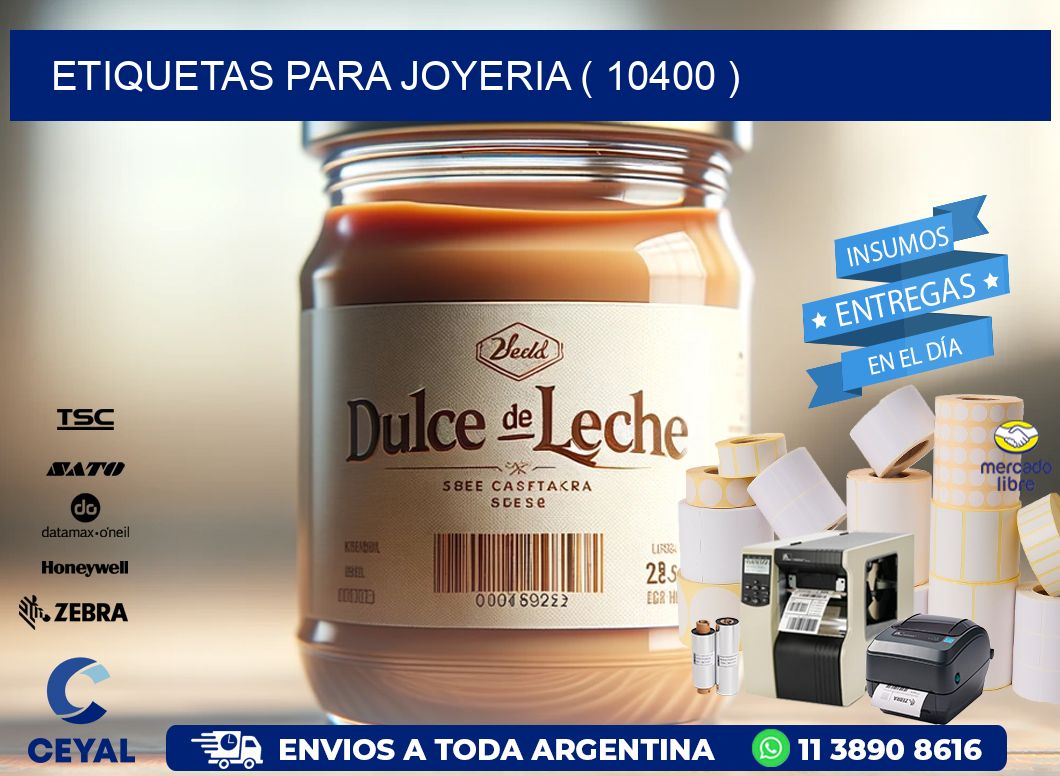 ETIQUETAS PARA JOYERIA ( 10400 )
