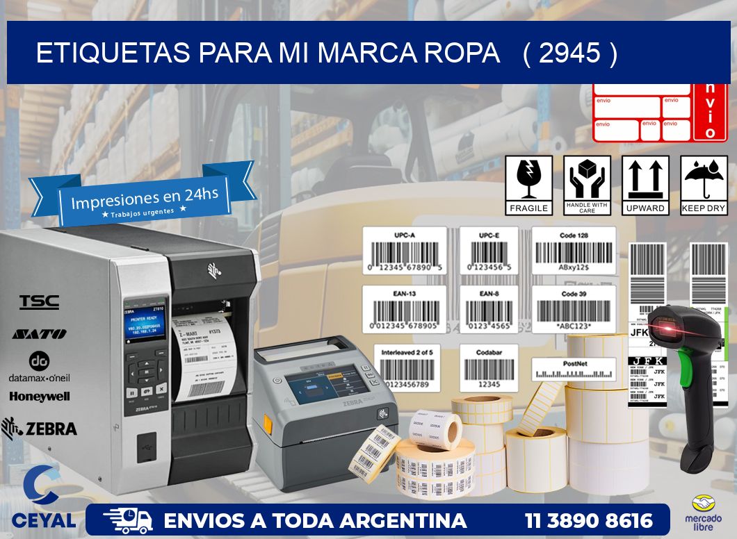 ETIQUETAS PARA MI MARCA ROPA   ( 2945 )