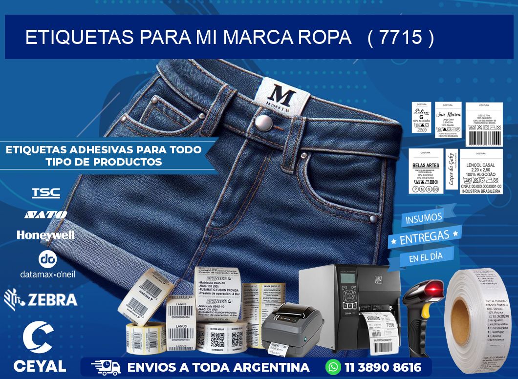 ETIQUETAS PARA MI MARCA ROPA   ( 7715 )
