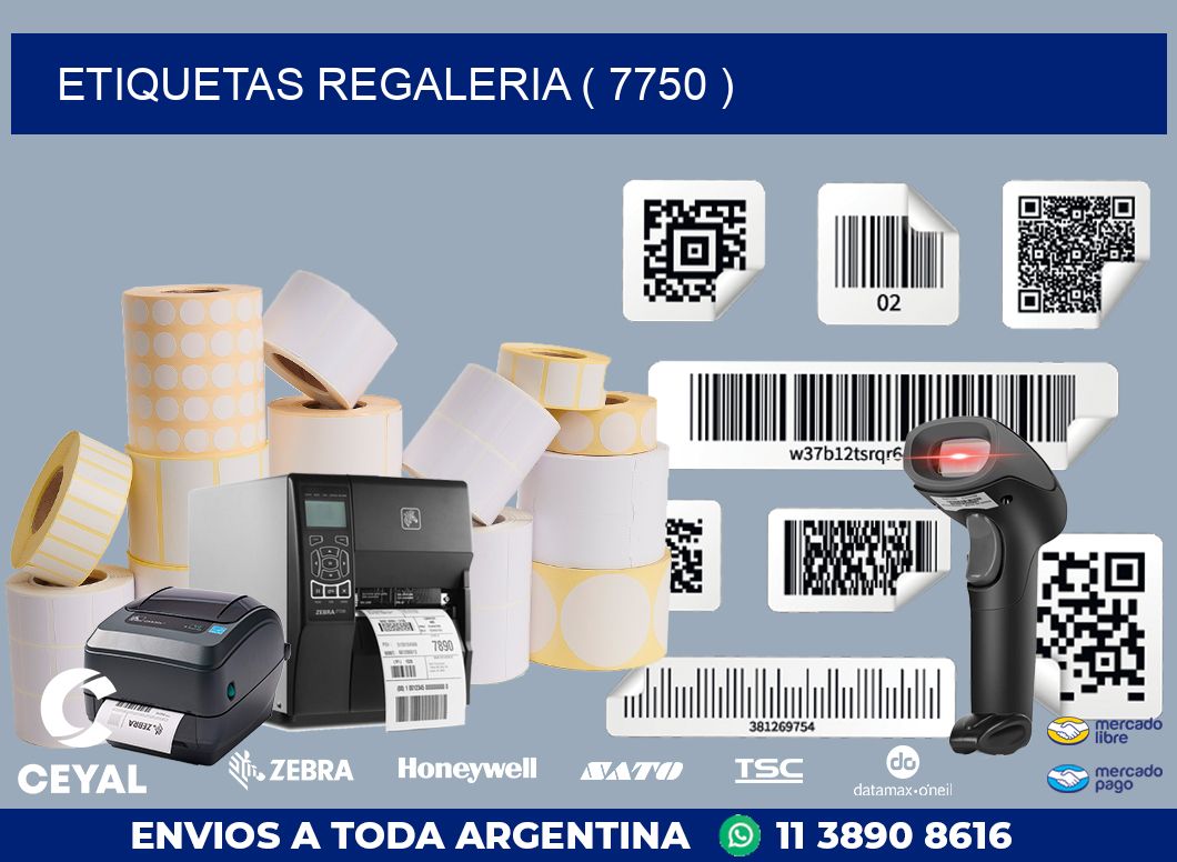 ETIQUETAS REGALERIA ( 7750 )
