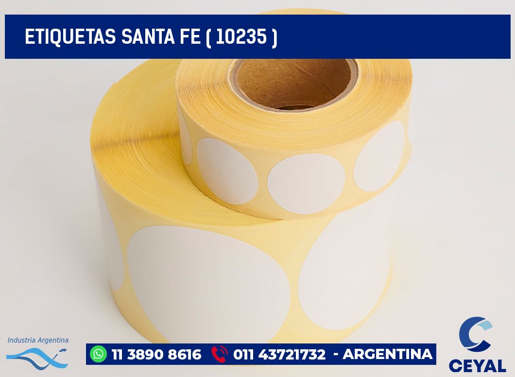 ETIQUETAS SANTA FE ( 10235 )